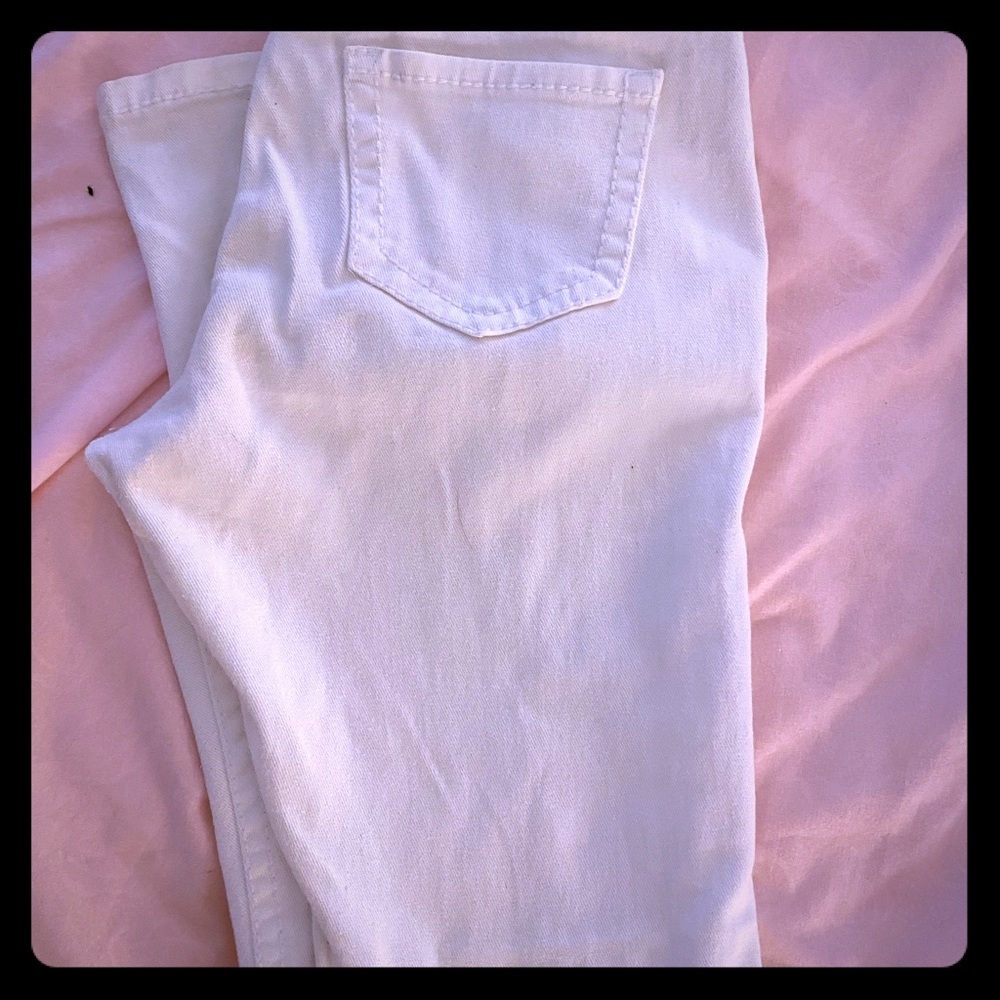 Size 7 white jeans from Wetseal